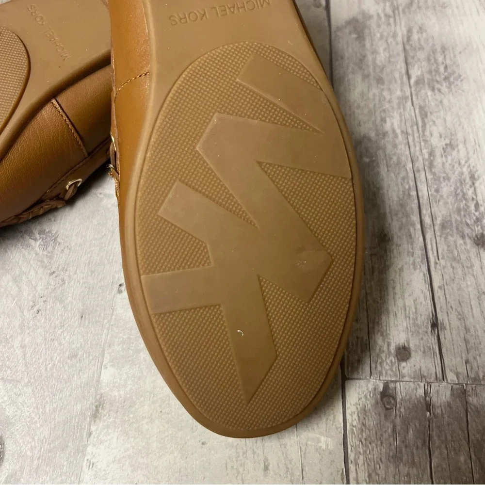 NWOT Michael Kors Leather Juliette Moccasin Loafers Size 7.5